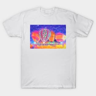 Hot Air Balloons Night Festival In Pastel T-Shirt